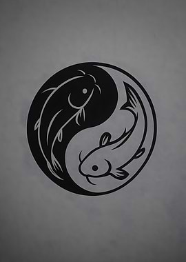 Yin Yang Fish Symbol
