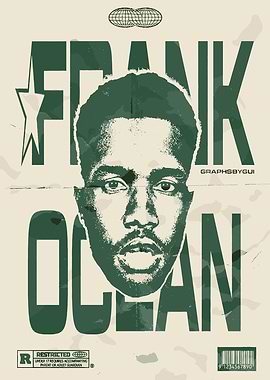 Frank Ocean Portrait Poster