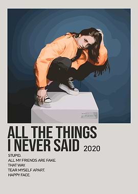 Tate McRae All The Things I Never Said Album