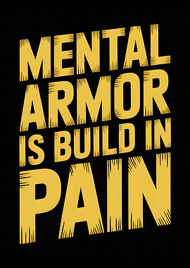 Mental Armor is Built in Pain