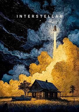 Interstellar Movie Poster Art