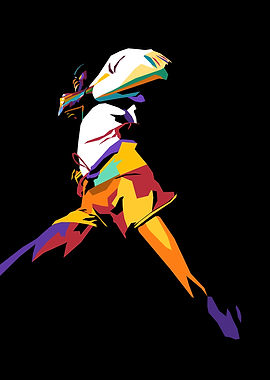 Runner Marathon Pop Art