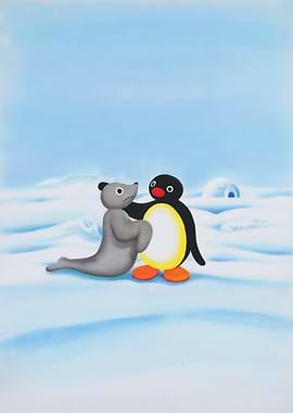 Pingu and Robby in the Arctic
