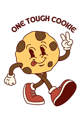 One Tough Cookie Cartoon Character