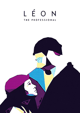 Léon: The Professional - Abstract Art