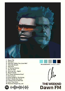 The Weeknd - Dawn FM Album Art