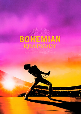 Bohemian Rhapsody Freddie Mercury Silhouette