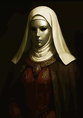 Masked Nun Portrait