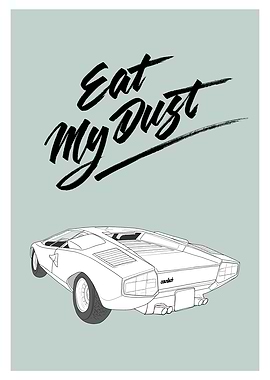 Car Series – Lamborghini Countach – Eat My Dust