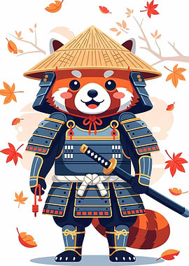 Red Panda Samurai
