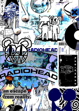 Radiohead Collage: Escape from Reality