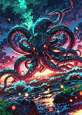 Abyssal Titan at Dusk