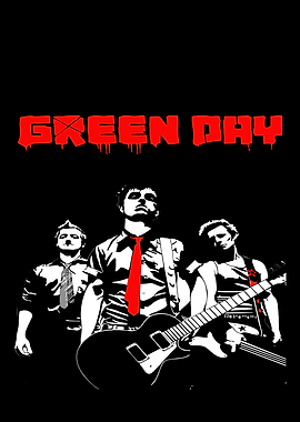 Green Day Band Poster Art