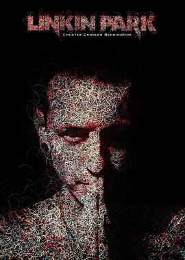 Chester Bennington Scribble Portrait