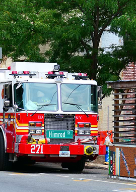 FDNY Firetruck on Himrod Street