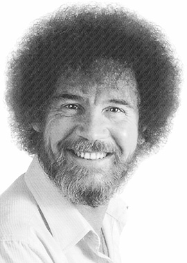 Bob Ross Portrait