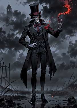 The Gentleman Reaper - Victorian Death's Embrace