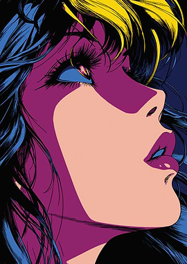 Anime Girl Profile View