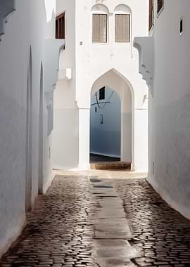 Moroccan Alleyway Archway