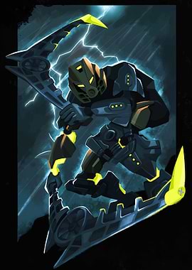 Bionicle Toa Mahri Hewkii Illustration
