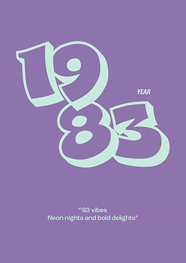 1983 Year Poster