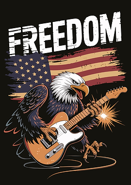 American Eagle Guitar Freedom