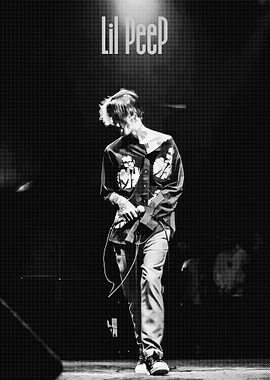 Lil Peep Performing on Stage