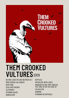 Them Crooked Vultures Album Cover