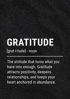Gratitude Definition