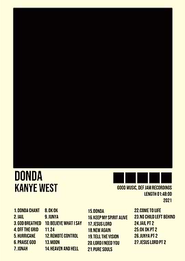 Kanye West - Donda Album Cover
