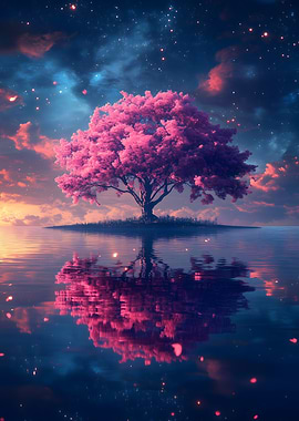 Fantasy Sakura Tree Nature