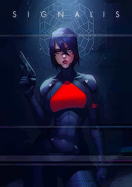SIGNALIS Character with Gun