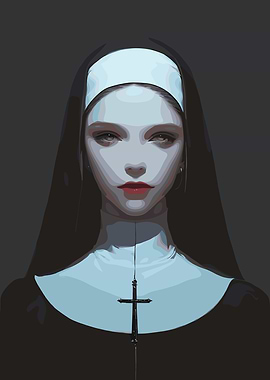Portrait of a Nun with Cross