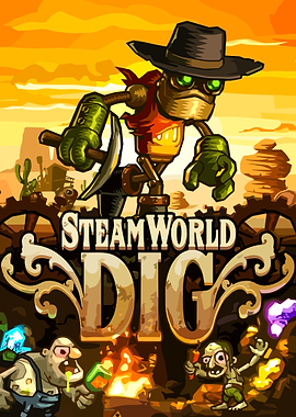 SteamWorld Dig Game Cover Art