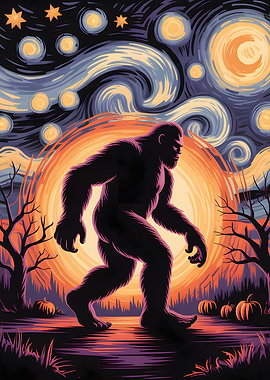 Funny Bigfoot Night