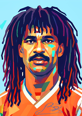 Ruud Gullit Pop Art Portrait