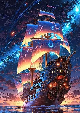 Starbound Galleon: Voyage Beyond the Sky