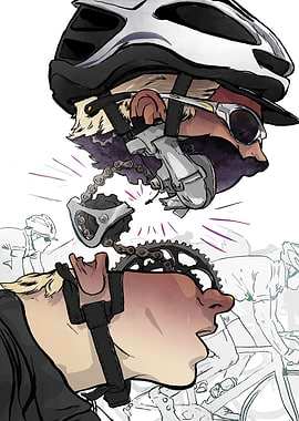 Cyclist Chain Reaction