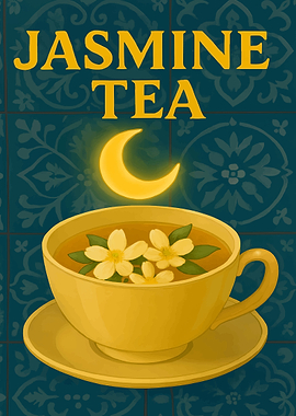 Jasmine Tea Illustration