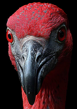 Scarlet Ibis Portrait