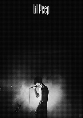 Lil Peep performing on stage