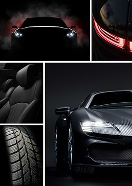 Luxury Car Collage