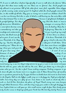 Lyrics Portrait Sinéad O'Connor