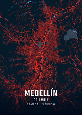 Medellin City Map