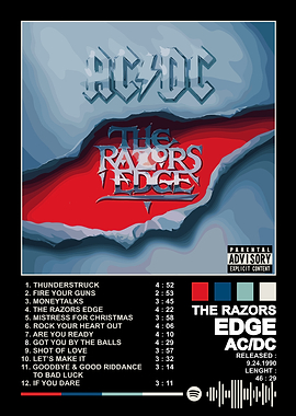 AC/DC The Razors Edge Album Cover