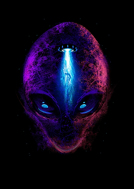 alien abduction digital art
