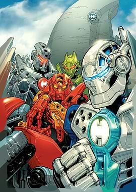 Bionicle Team Comic Art