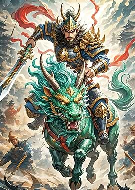 Warrior dragon-like creature