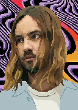 Kevin Parker Pixel Art Portrait