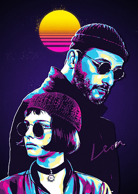 Léon: The Professional Retro Art